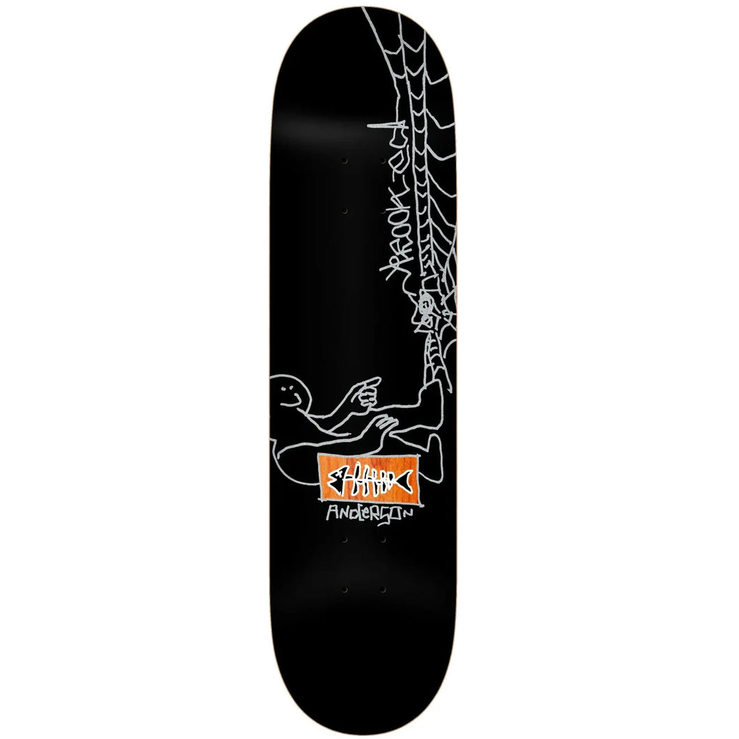 Krooked Manderson Gone Fish Pro Skateboard Deck - 8.38