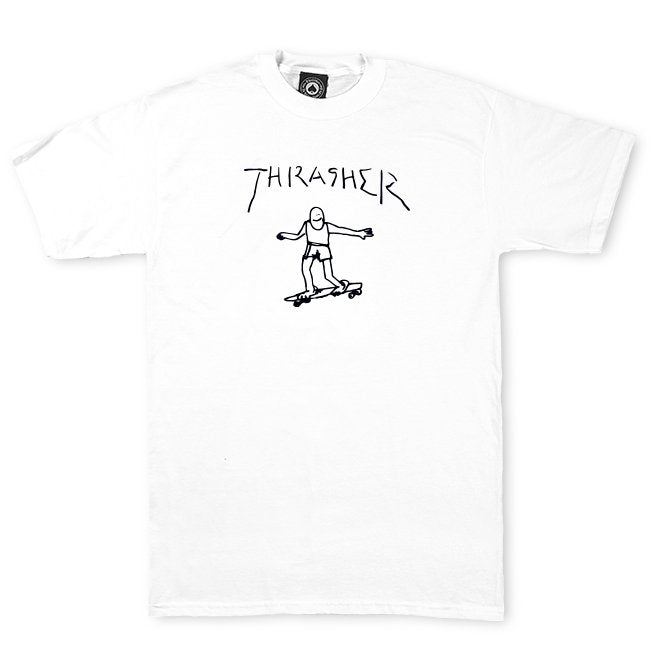 Thrasher Magazine Gonz T-Shirt - White/Black
