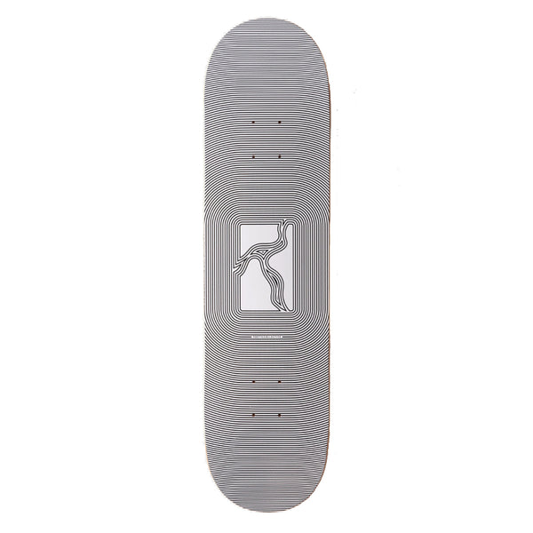 Poetic Collective Optical Skateboard Deck Black - 8.25