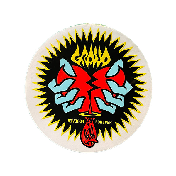 Black Label Skateboards - Grosso Forever Medium Sticker