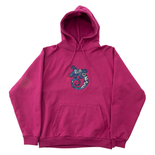 Bronze 56K Lizard Hoodie - Magenta