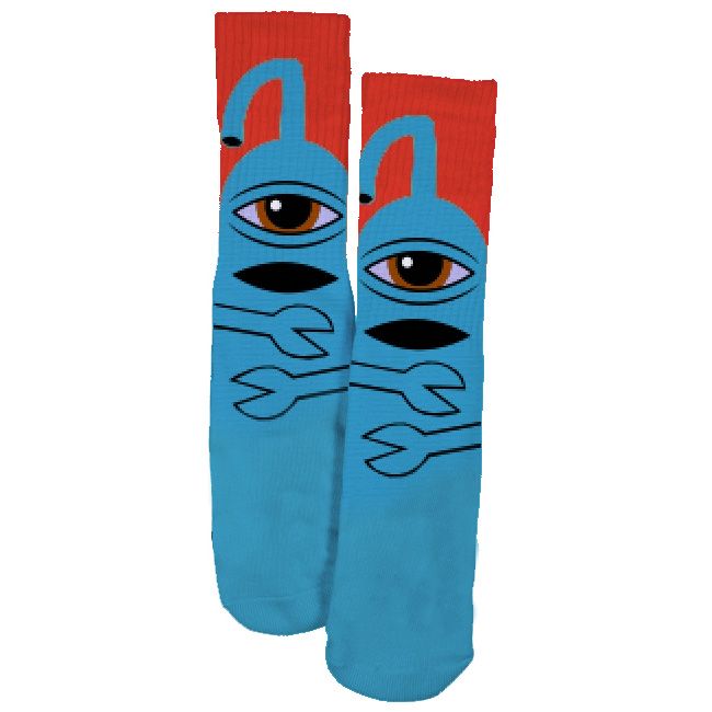 Toy Machine Hug Sect Socks - Blue