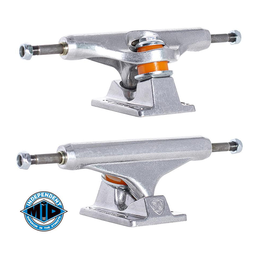 Independent Mid Skateboard Truck Polished Silver - 144 – Slugger