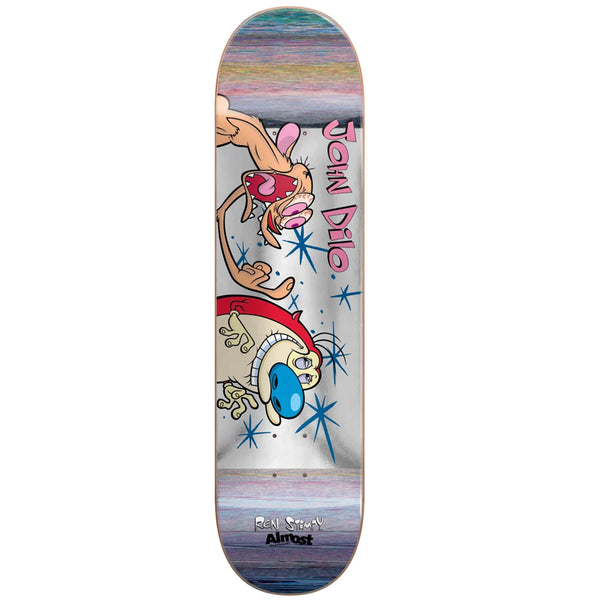 Almost Dilo Ren And Stimpy Fingered R7 Skateboard Deck - 8.375