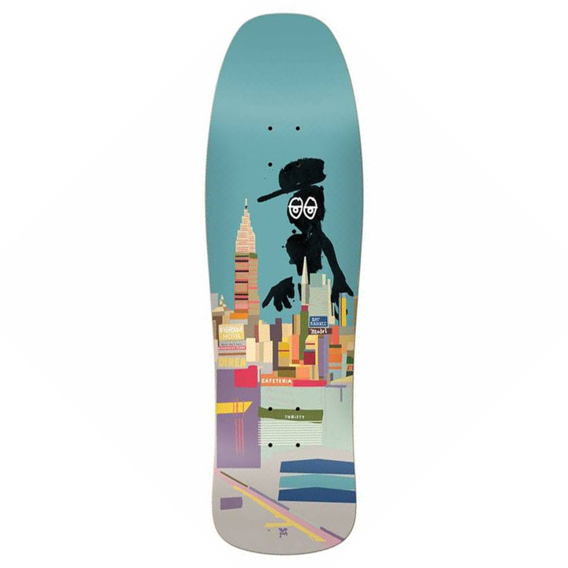 Krooked Ray Barbee Guest Board Shaped Skateboard Deck - 9.5