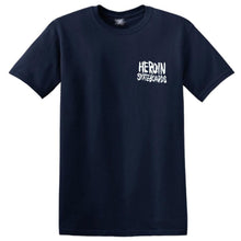 Heroin Skateboards Curb Killer T Shirt - Navy