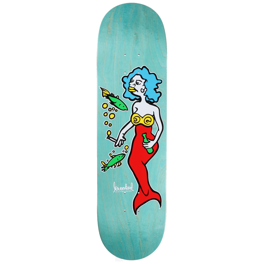 Krooked Mermaid Team Skateboard Deck - 8.5