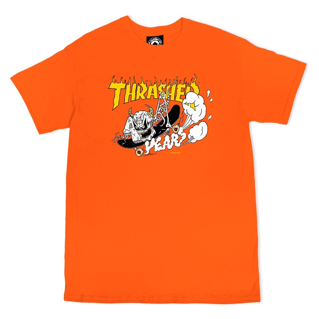 Thrasher 40 Year Neckface Orange T-shirt