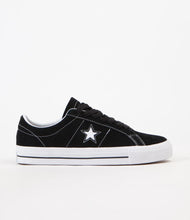 Converse One Star Pro Ox Skate Shoes - Black/Black/White