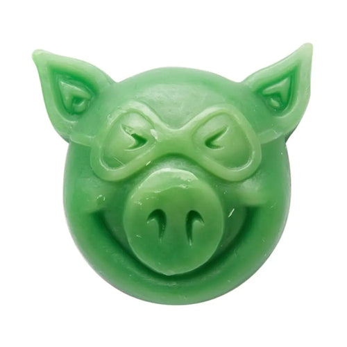 Pig Wheels Pig Head Wax - Green