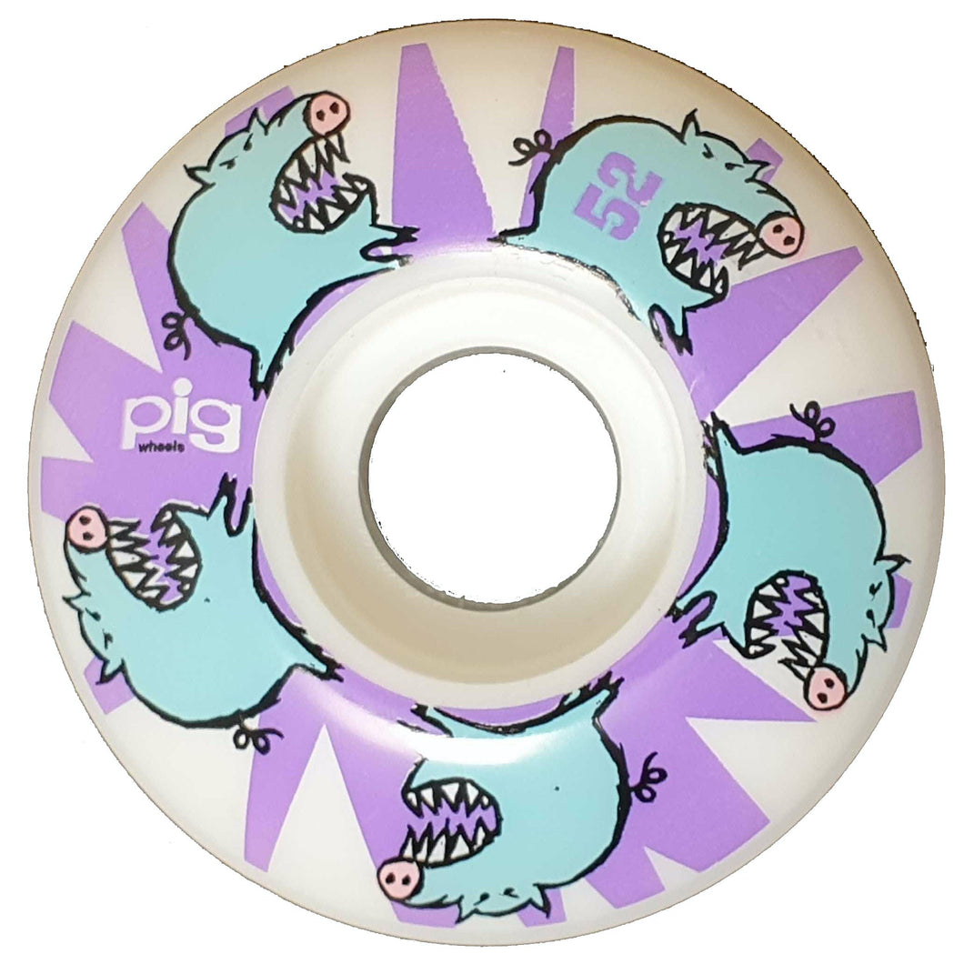 Pig Teeth Skateboard Wheels - 52mm