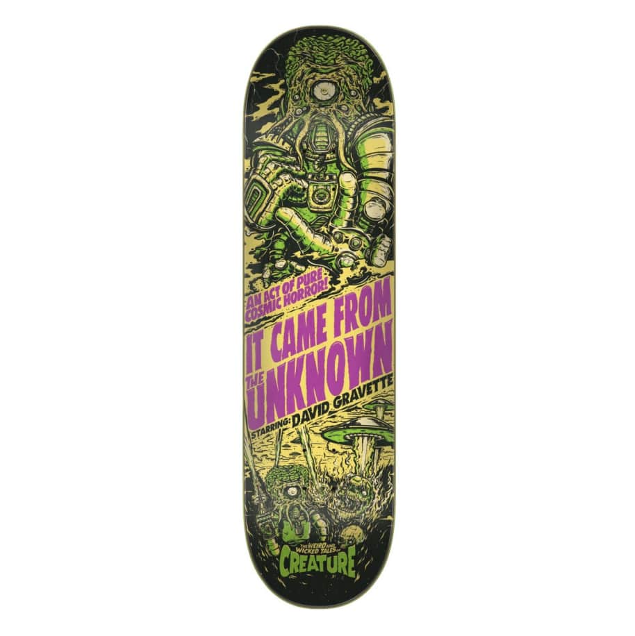 Creature Skateboards David Gravette Wicked Tales Skateboard Deck - 8.3