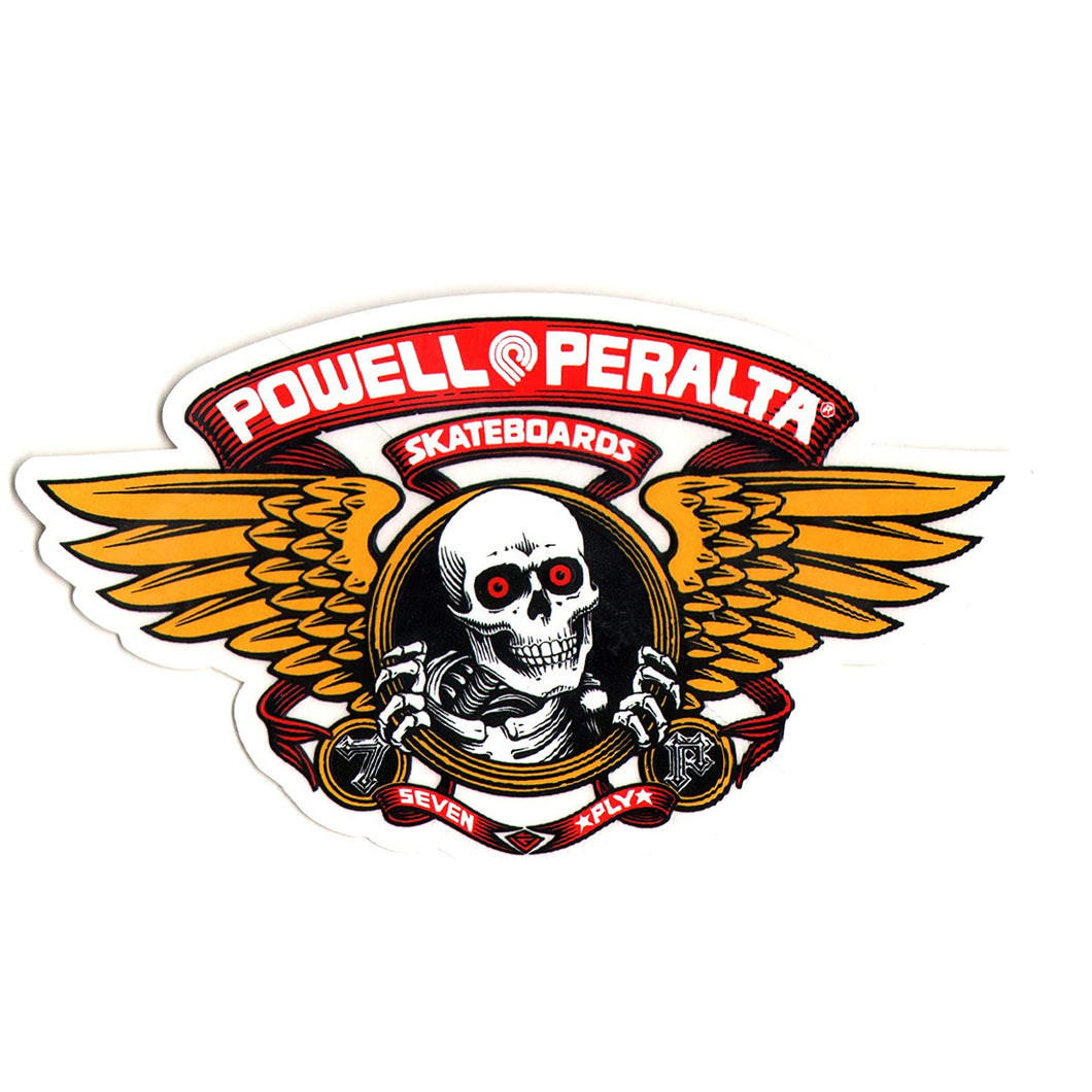 Powell Peralta - Winged Ripper Sticker - Red