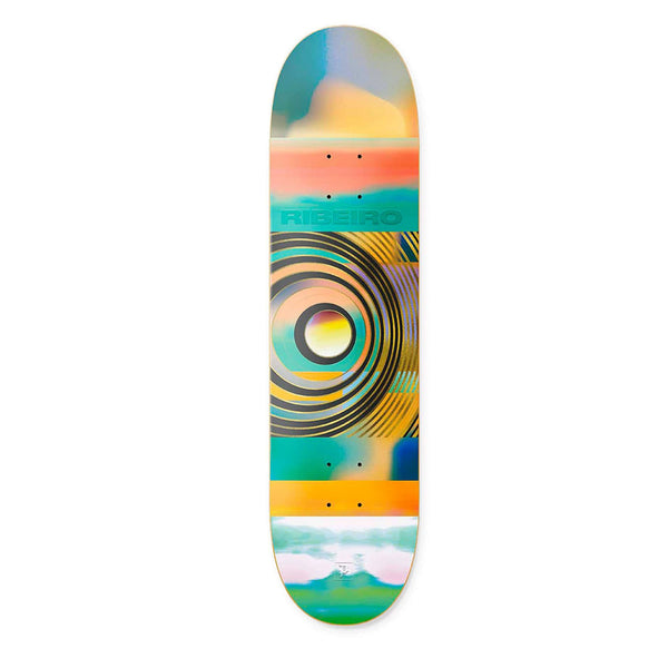 Primitive Skateboarding Ribeiro Color Waves Skateboard Deck - 8.00