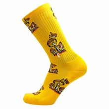 Psockadelic Mushroom 1 Socks - Yellow