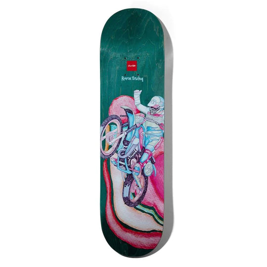 Chocolate Skateboards Raven Tershy Psych Bike Skateboard Deck - 8.25