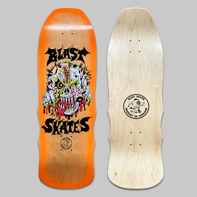 Blast Skates Gnarzone Shaped Skateboard Deck - 10.00 Blast Skates Gnarzone Shaped Skateboard Deck - 10.00