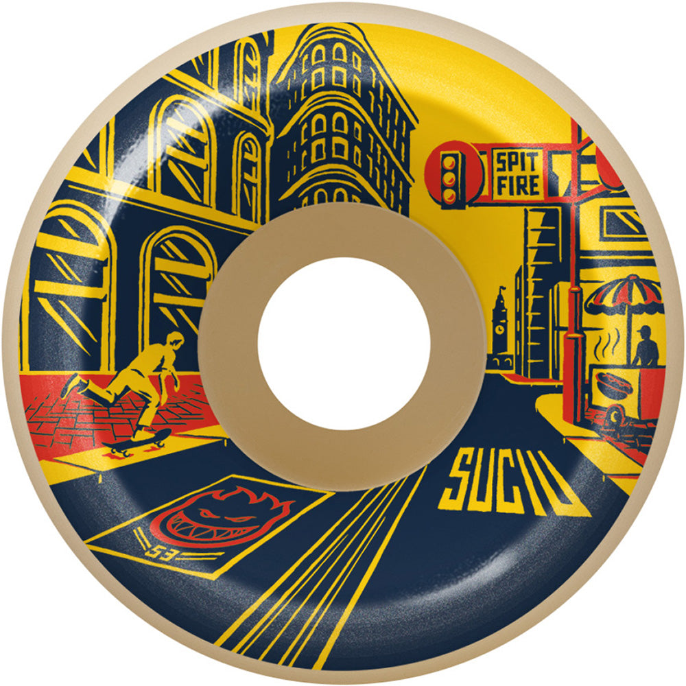 Spitfire Formula Four Mark Suciu Conical Full 99D Skateboard Wheels - 53mm