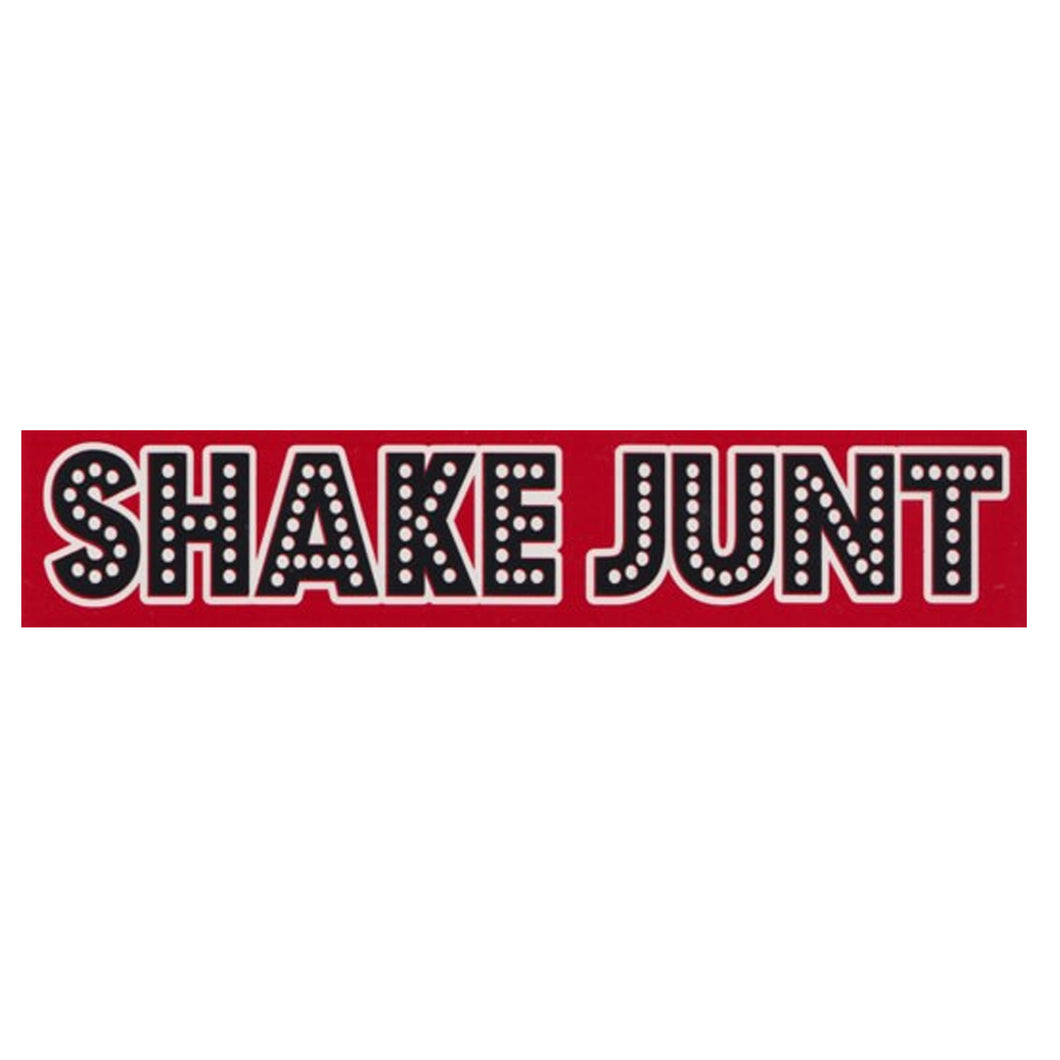 Shake Junt Stretch Logo Sticker - Black/Red