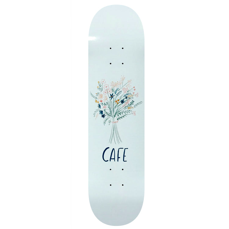Skateboard Cafe Bouquet Skateboard Deck White - 8.00