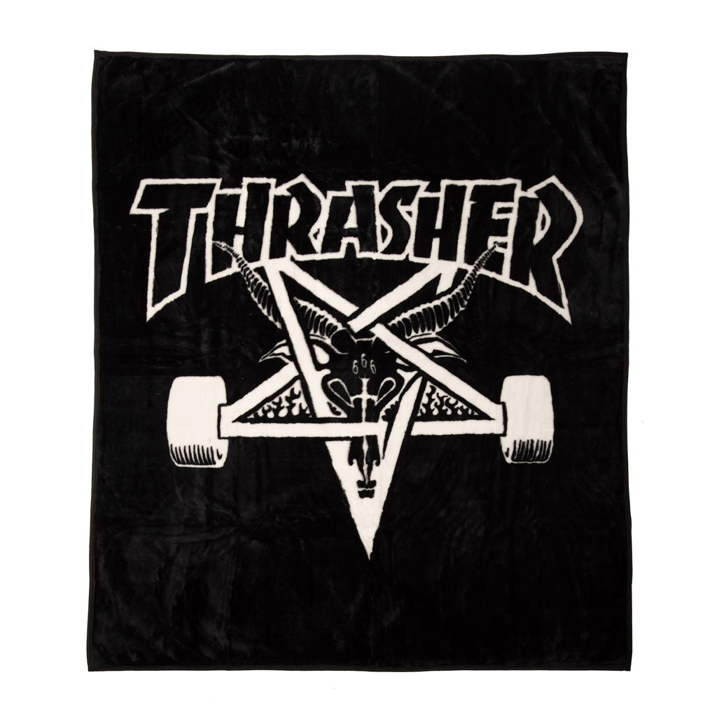 Thrasher Magazine - Skategoat Blanket Black/White