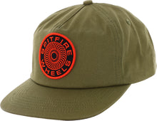 Spitfire Classic '87 Swirl Patch 5 Panel Snapback Cap - Olive