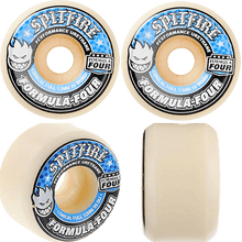 Spitfire Formula Four Skateboard Wheels Conical Full 99Du Natural 53mm
