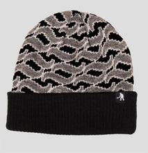 Pass-Port Stacked Tilde Beanie - Black/Grey