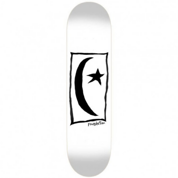 Foundation Star & Moon Square Skateboard Deck - 8.5