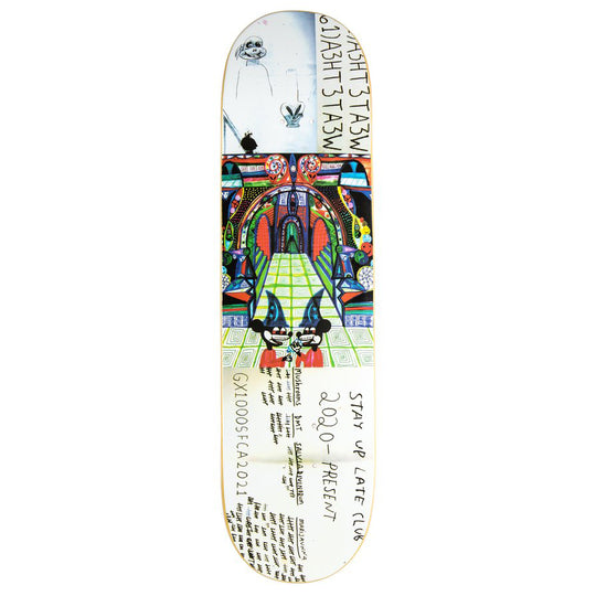 GX1000 Stay Up Late Club Skateboard Deck - 8.375