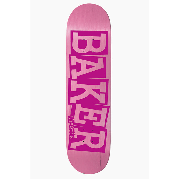 Baker Skateboards Theotis Beasley Ribbon Pink Veneer Skateboard Baker Skateboards Theotis Beasley Ribbon Pink Veneer Skateboard