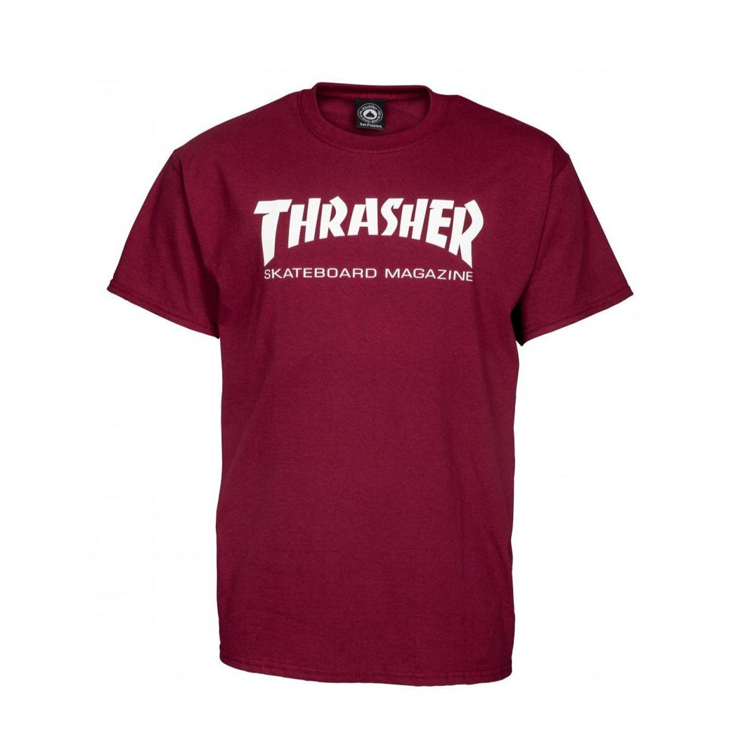 Thrasher Magazine Skate Mag Logo T-Shirt - Maroon