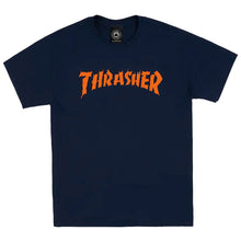 Thrasher Magazine Burn It Down T-shirt - Navy