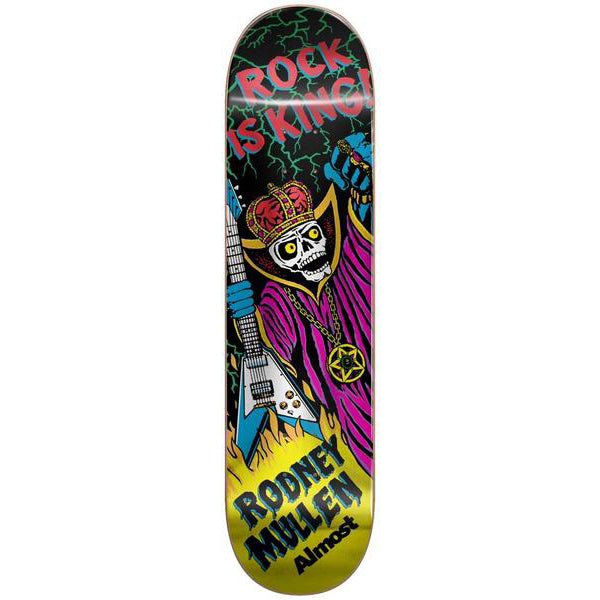 Almost Skateboards Rodney Mullen Rock Is King Skateboard Deck - 7.75
