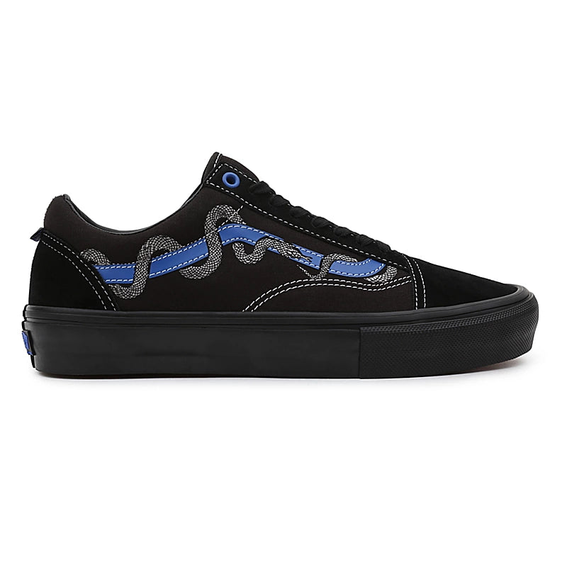 Old skool hot sale vans blue black
