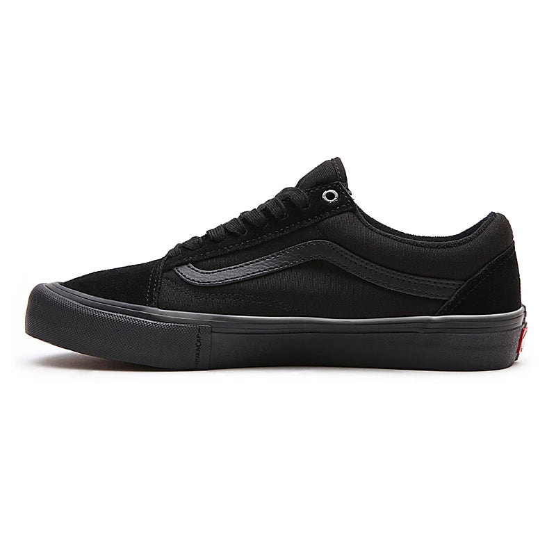 Plain black vans old top skool