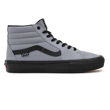 Vans Skate Sk8 Hi Skate Shoes - Nubuck Washed Blue/Black