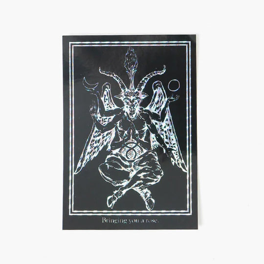 Welcome Skateboards - Bapholit Sticker - Prismatic